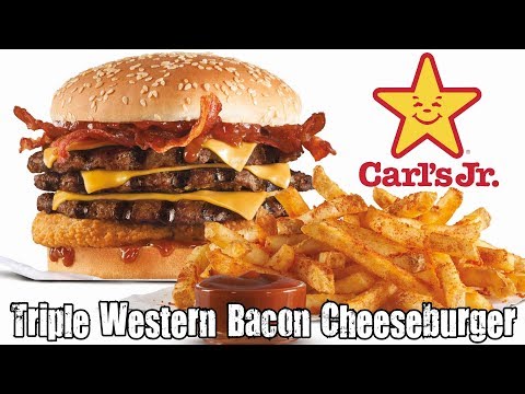 Jr Triple Western Bacon Cheeseburger