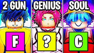 Ranking EVERY Flow in Blue Lock Rivals (Roblox)