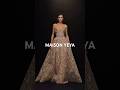 The designer VS her designs #fashionweek #hautecouture #coutureweek #runway #maisonyeya
