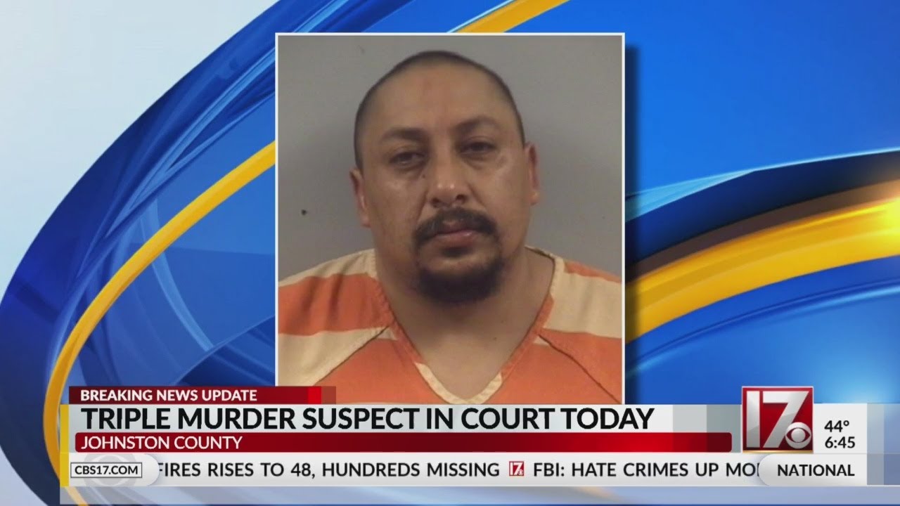 Johnston County triple-murder suspect expected in court today - YouTube