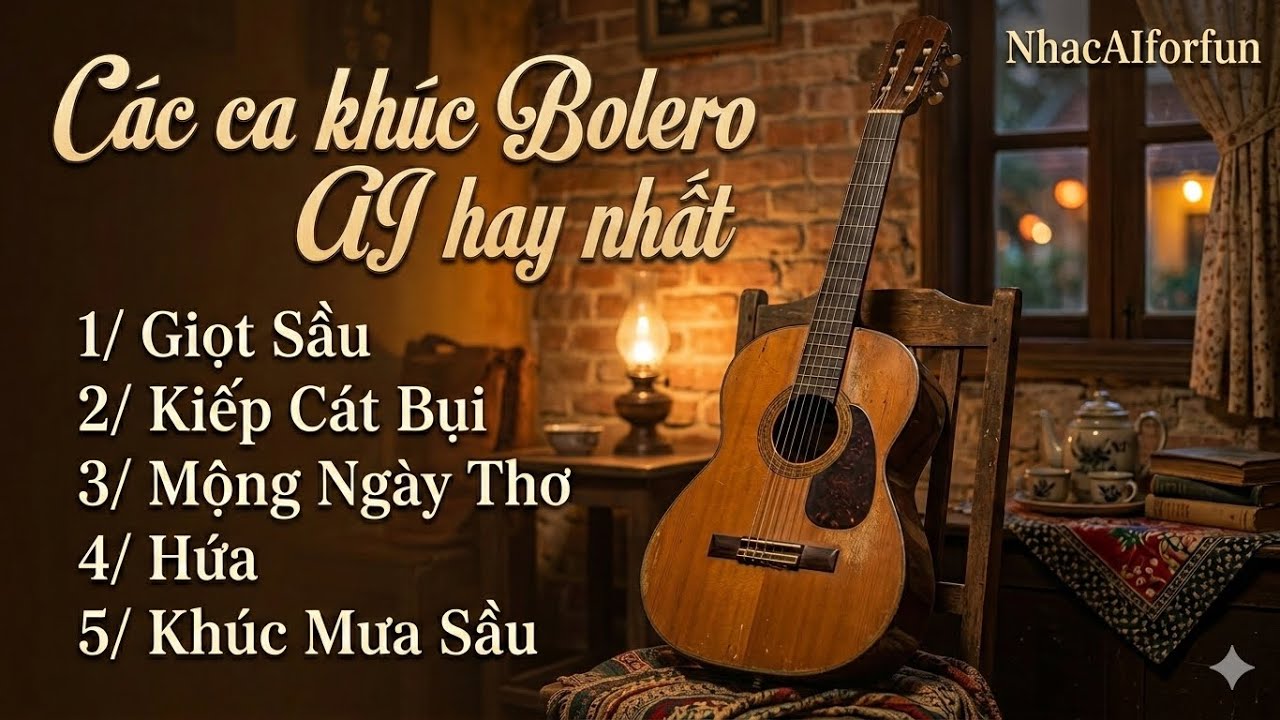 Các ca khúc bolero hay 2026 - NhacAIforfun #nhacbolero #bolero #NhacAIforfun