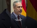 Hakan Fidan, ministro de Relaciones Exteriores turco agradece a España su reconocimiento a Palestina