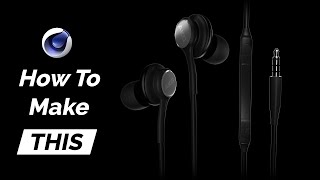 Part 1 - AKG Headphones | Cinema 4d | KKCA