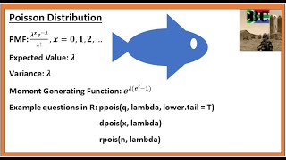 Poisson Distribution Revision and examples in R.