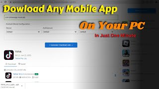 How To Download Any Mobile App in Your PC in one Minute | Chrome Wizard screenshot 5