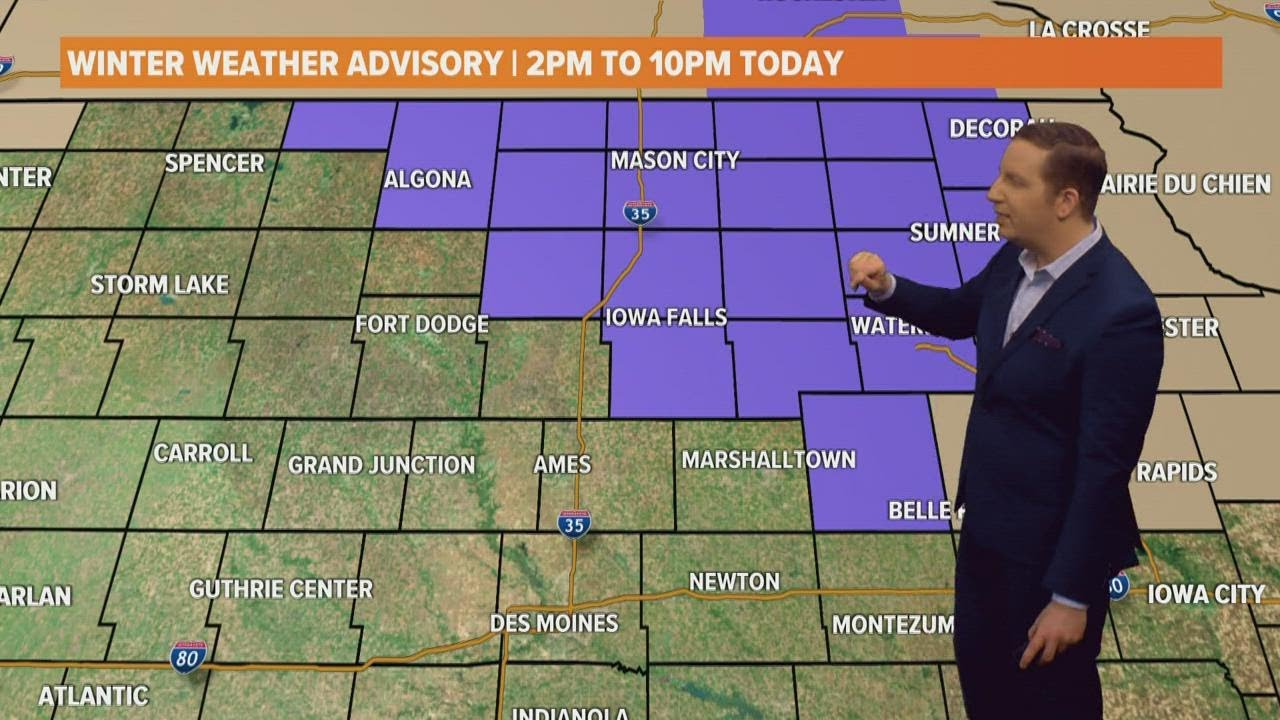 Iowa weather update: Brief snow squalls could create slick roads in ...