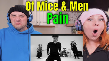 Of Mice & Men - Pain (Official Music Video) THE WOLF HUNTERZ REACTIONS