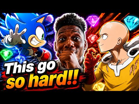 Sonic The Hedgehog Vs One Punch Man Remastered @speedblitzanimations reaction