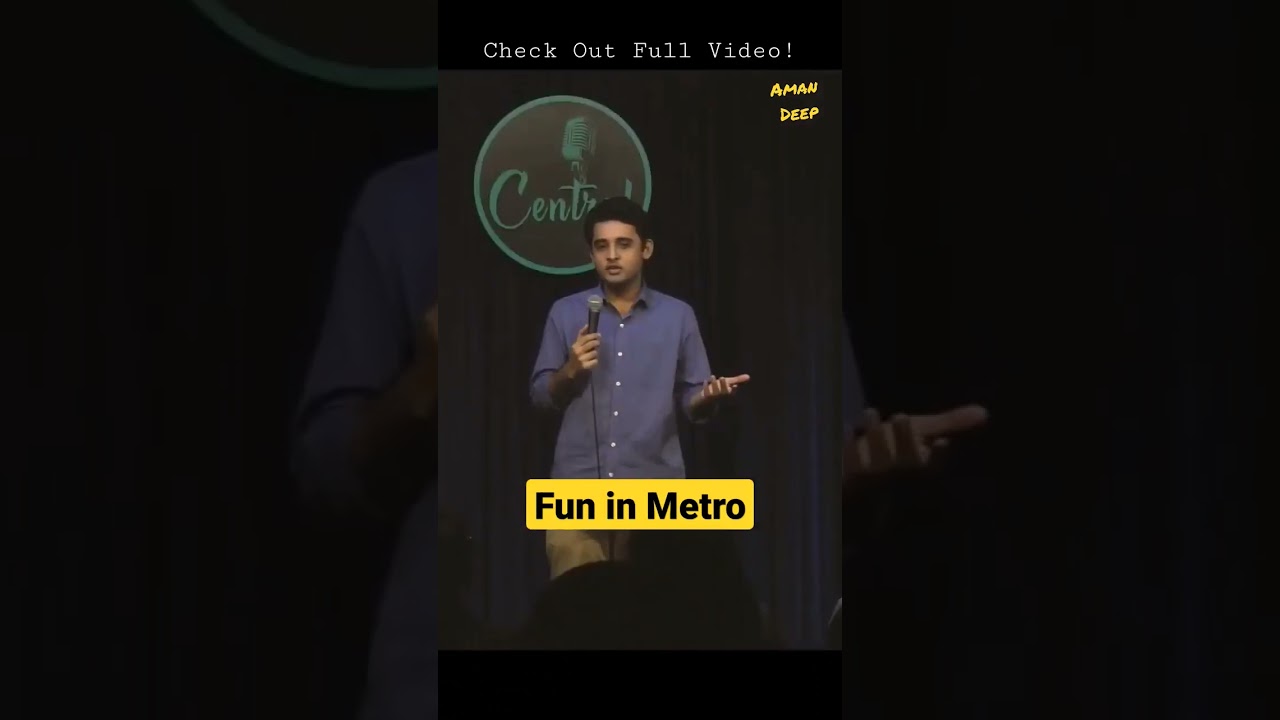 Delhi Metro is Fun! - Aman Deep #standupcomedyindia#standupcomedy  #delhimetro #delhimetrojourney