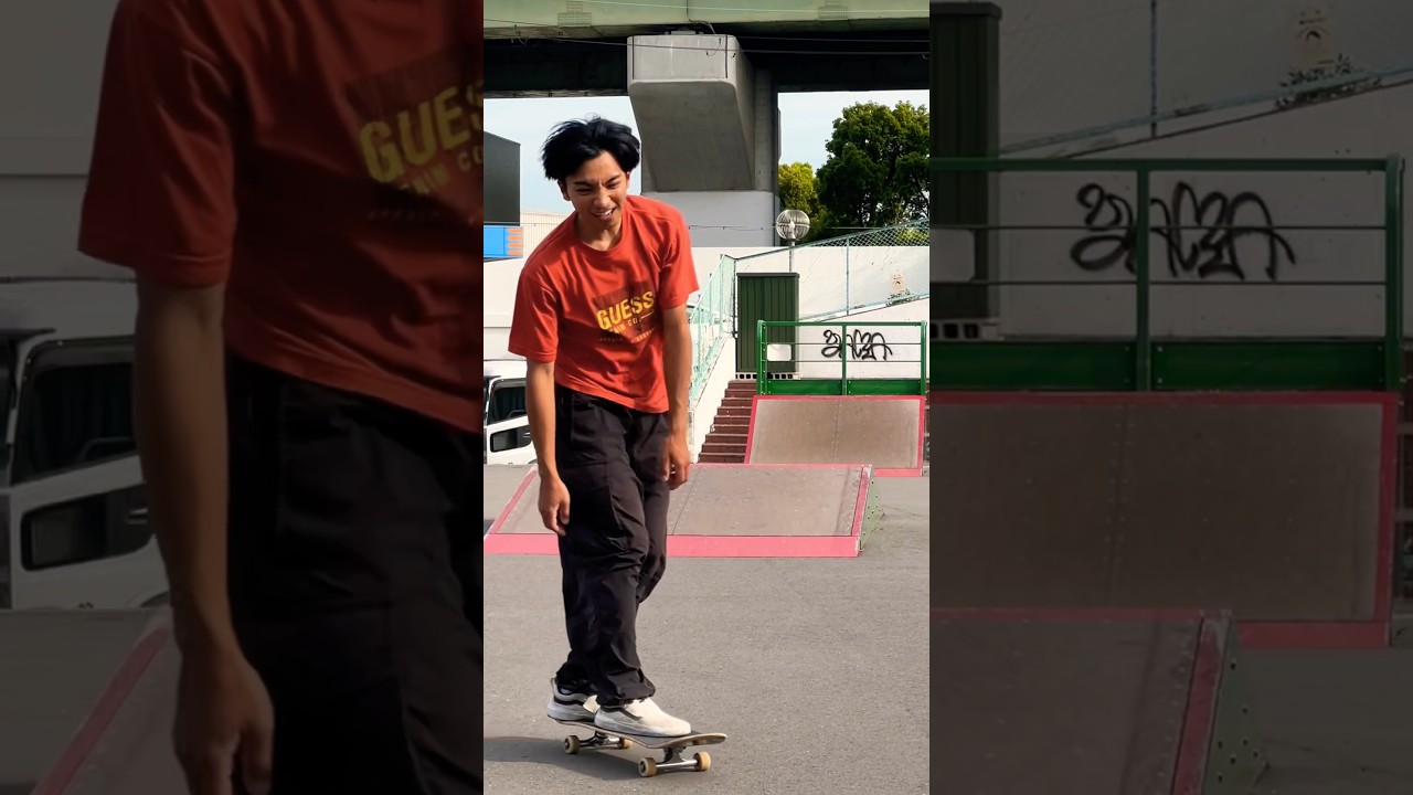 まだ4月なのに若干夏を感じてるスケーターの奴 #スケートボード #スケボー #skateboarding #skateboard