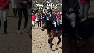 Ils sont comment tes départs au galop