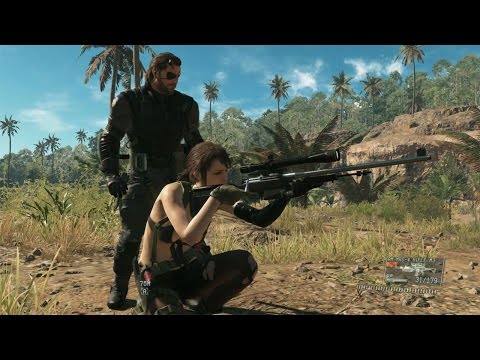 60 FPS Metal Gear Solid 5: The Phantom Pain Quiet Jungle Gameplay Demo - TGS 2014