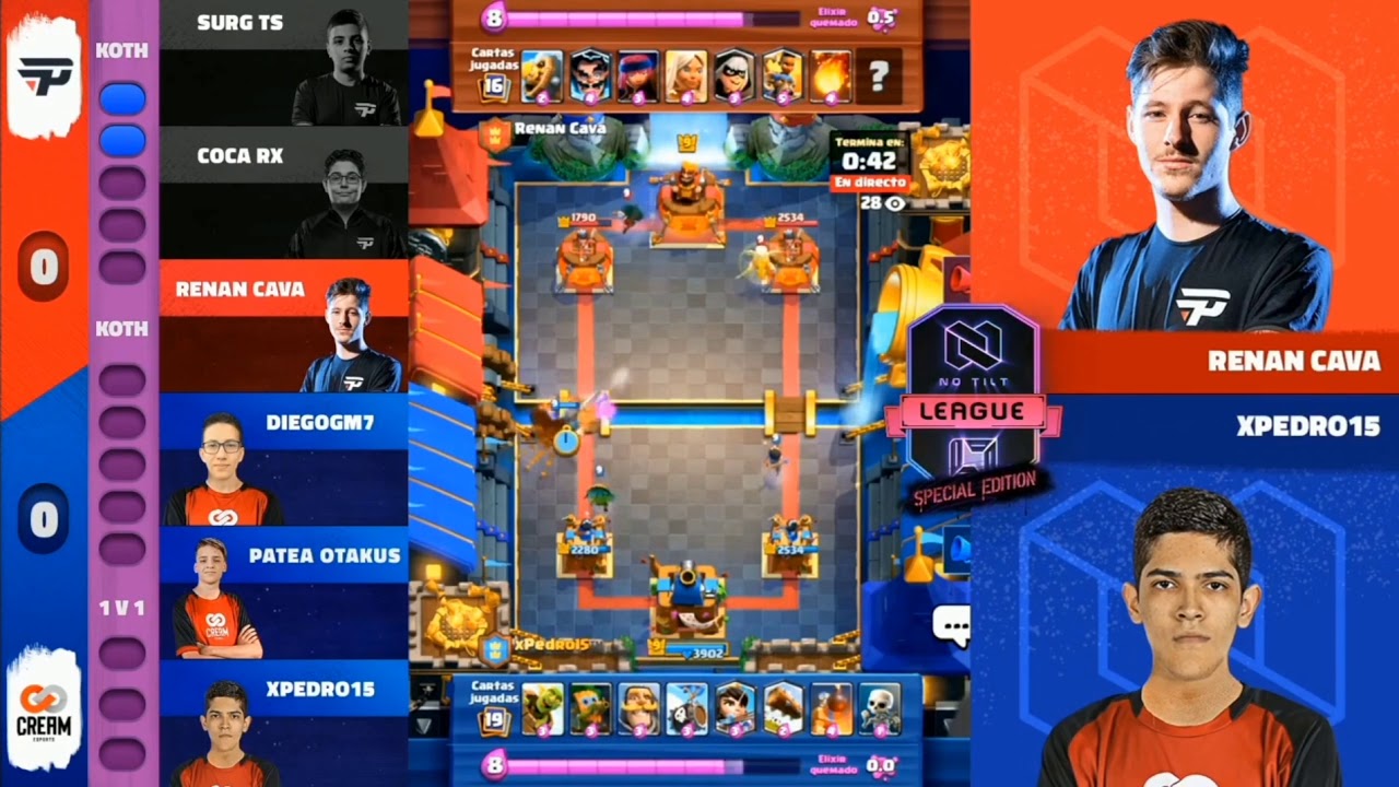 Renan Cava vs Xpedro15|No Tilt League Tournaments.