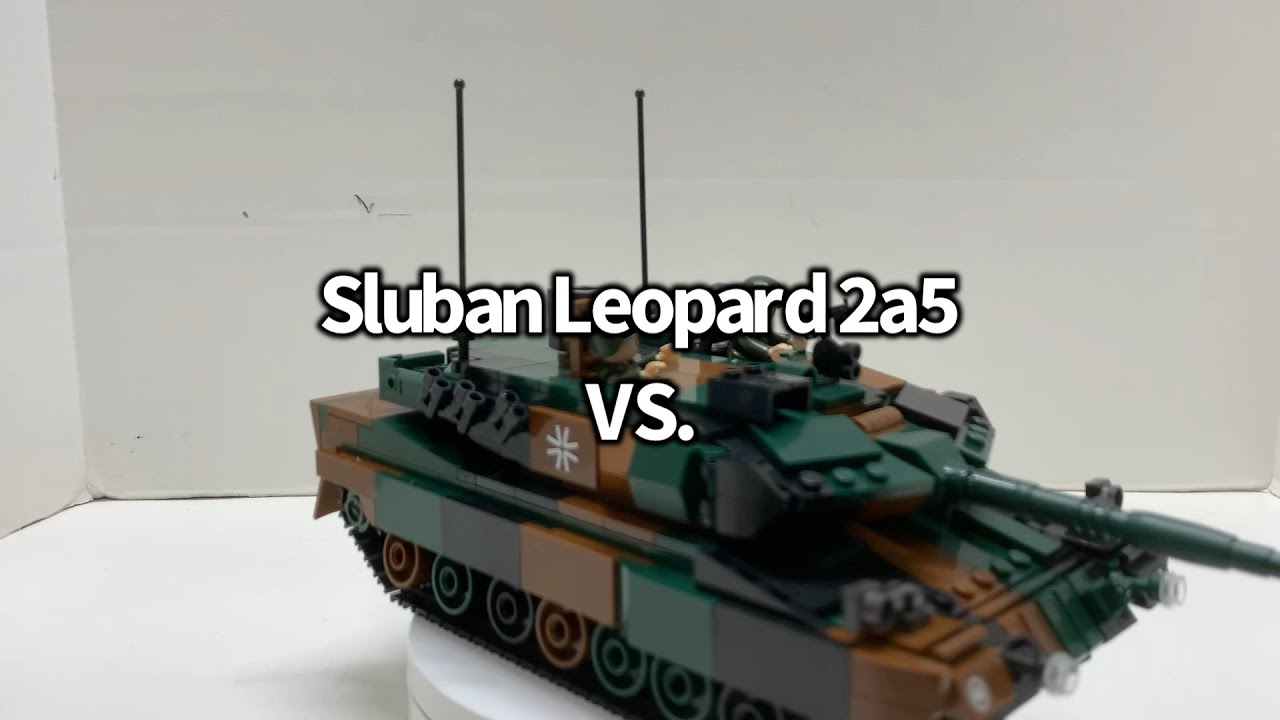 Sluban Modelbricks Carro Armato Leopardo 2A5 2in1 – 766 Pezzi, Compatibile Con Mattoncini Classici - 5
