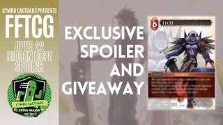 **HIDDEN HOPE COMMUNITY SPOILER AND GIVEAWAY** // Opus 22 // Cymru Cactuars // Final Fantasy TCG
