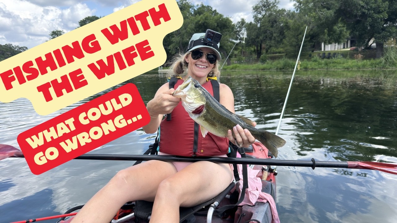 Kayak Bass Fishing Adventure with the Wife!