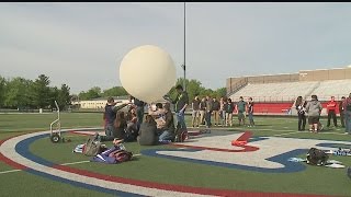 Austintown students take learning to new heights with weather balloon