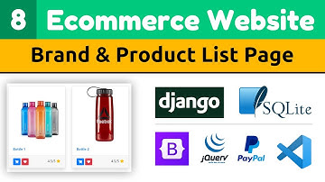 eCommerce Brand and Product List Page | Django eCommerce Website | Django Tutorials | Django Admin
