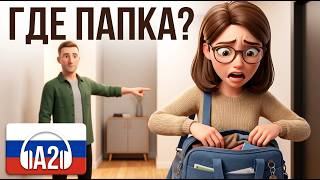 I Can t Find My Blue Folder and the Meeting Starts Soon Easy Russian A2 Listening