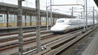 Railfanning the Tokaido Shinkansen at Shin-Fuji Station with Six N700A Trains 8/16/19