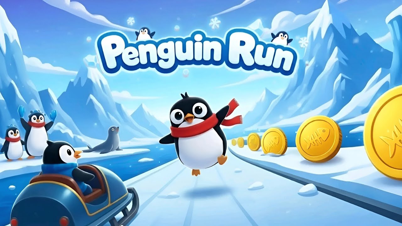 Penguin Run Game: Adventure Gameplay - Android 