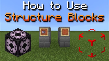 How To Use Structure Blocks In Minecraft | Bedrock Edition |