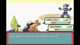Pokémon World - Hoenn - Weather Institute: Brendan vs. Team Aqua Grunts, Brendan vs. Shelly