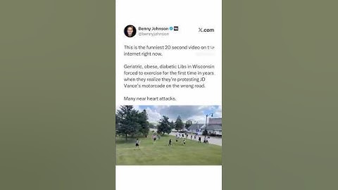 Protesters protesting JD Vance on the wrong street, this is hilarious!