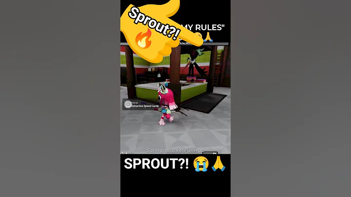 Sprout Climbing over everything in Dandy's World Brusha Update #dandysworld #roblox #update