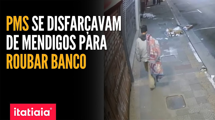 POLICIAIS MILITARES FAZIAM PARTE DE QUADRILHA E USAVAM DISFARCE PARA ROUBAR BANCO