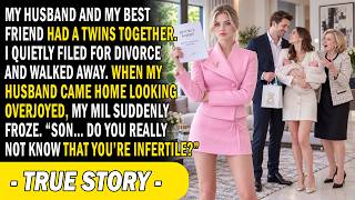 My Husband And Bestie Had Twins. I Quietly Divorced Him. His Mom Froze: “You Know You're Infertile”