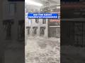 New York subway swamped by floodwater