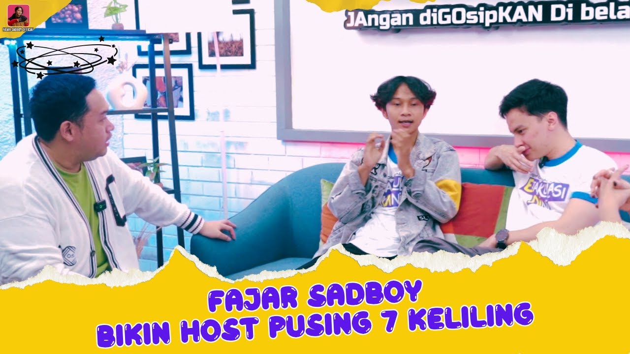 FAJAR SADBOY BIKIN HOST PUSING 7 KELILING