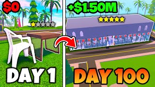 I SPENT 100 DAYS BUILDING A 1 STAR TO 5 STAR RESTAURANT IN ROBLOX screenshot 3