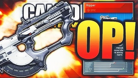 How To Make The "RIPPER" OVERPOWERED After Patch! Infinite Warfare EPIC RIPPER SMG CLASS SETUP!