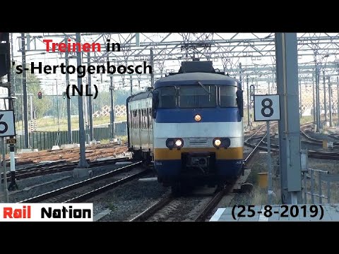 Treinen in 's-Hertogenbosch (NL) (25-8-2019)