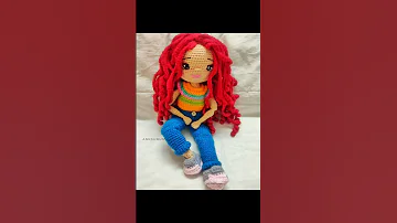 Zoe doll DM to buy.  #crochet #amigurumi #shorts