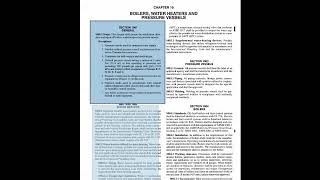 International Mechanical Code - Chapter 9 and 10 Profile