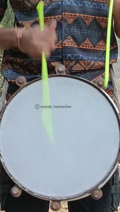 Single Stroke Roll - Slow to Fast! in tasha  #dholtasha