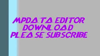 Mpdata Editor {Download}