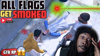 ALL FLAGS getting SMOKED 😈Tookae BLASTING Opps😈GTAV FIVEM RP