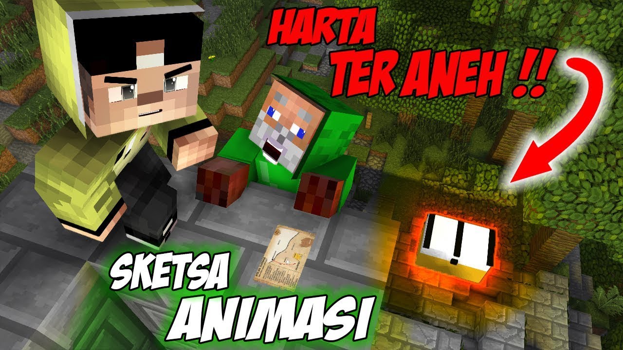 Kocak !! Erpan Mencari Harta Karun - Minecraft Animation 