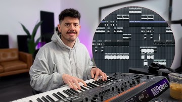 Making a Very Hard Travis Scott Type Beat with a Synth