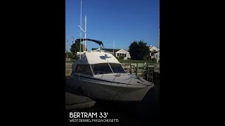 [SOLD] Used 1978 Bertram 33 Convertible in West Dennis, Massachusetts