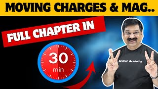 💥MOVING CHARGES & MAGNETISM💥 One Shot in 30 minutes💥CBSE Class 12 Physics 2024 👉  @ArvindAcademy