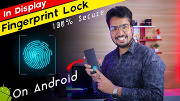 How To Get In Display Fingerprint Lock On Android || 100% Secure and Working || [HINDI-हिन्दी] 🔥