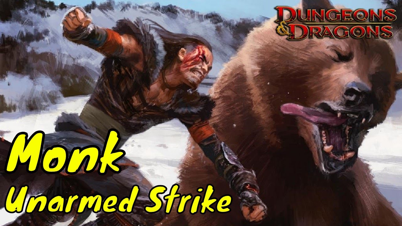 D D 5e Monk S Unarmed Strike Youtube