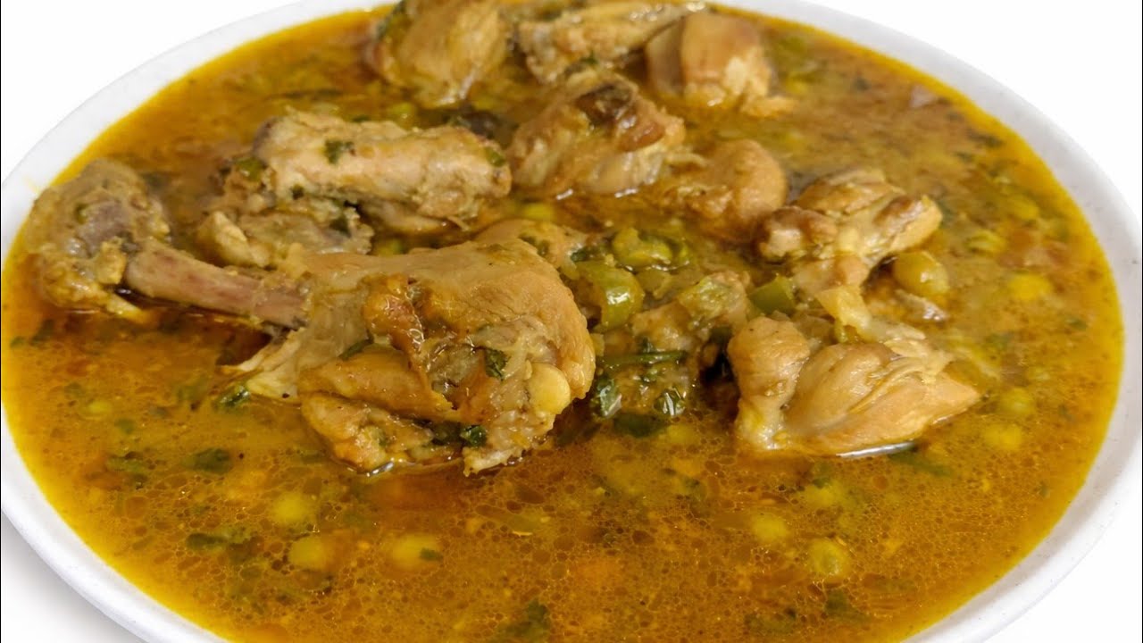 Chicken Matar Shorba Recipe