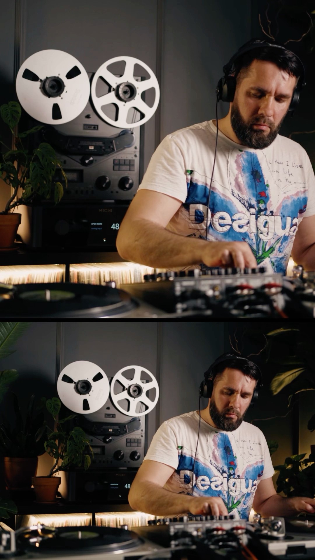Deep house dj mix on vinyl records (full video on my channel) Lexo