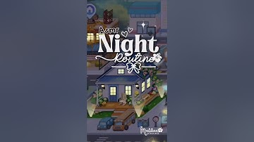 ASMR NIGHT ROUTINE | @yoyaworldofficial #yoyatime #yoyaworldstories #avatarworld